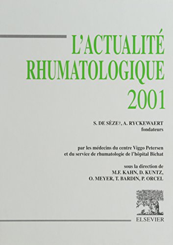 Stock image for l'Actualit Rhumatologique 2001 for sale by Ammareal