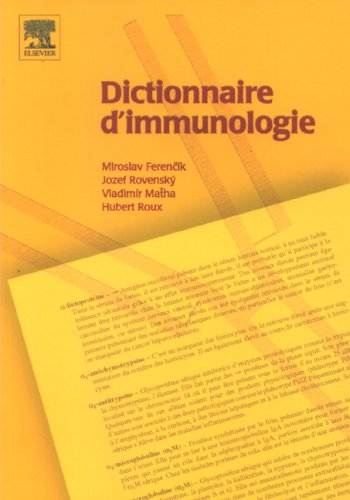 Beispielbild fr Dictionnaire d'immunologie zum Verkauf von Ammareal