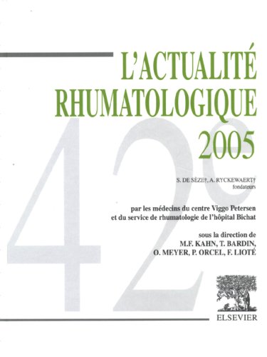 Stock image for L'actualit rhumatologique 2005 for sale by medimops