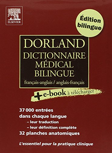 9782842998998: Dorland Dictionnaire mdical bilingue (Hors collection)