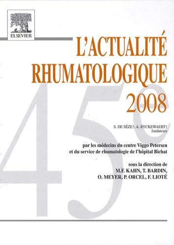 Stock image for L'actualit rhumatologique 2008 for sale by Ammareal