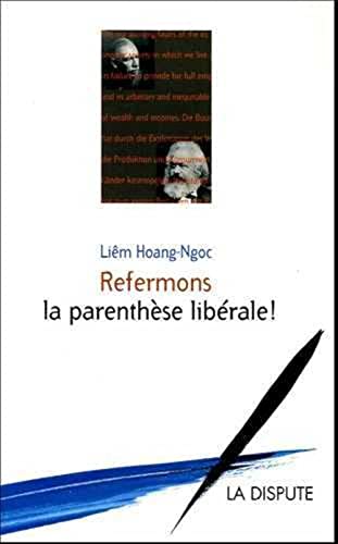 Beispielbild fr Refermons la parenth se lib rale ! zum Verkauf von LIVREAUTRESORSAS