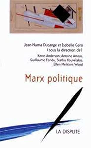 Stock image for MARX POLITIQUE for sale by Gallix