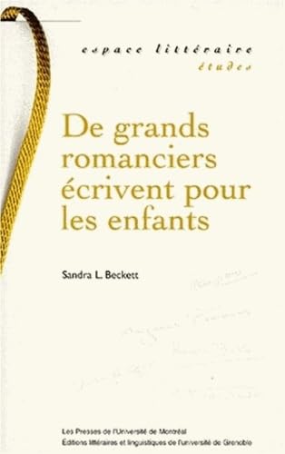 9782843100048: De grands romanciers crivent pour les enfants