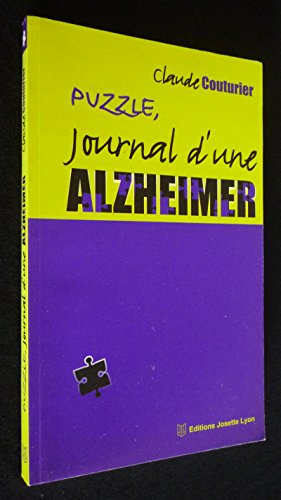 9782843190179: Puzzle journal d'une alzheimer