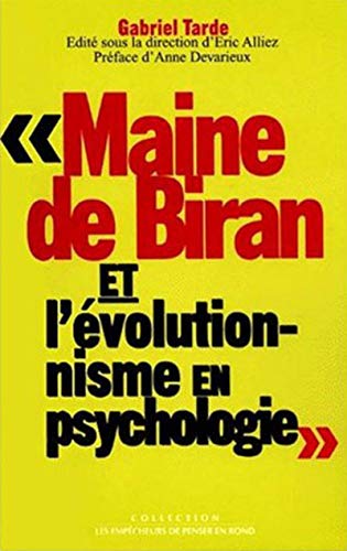 9782843241420: Maine de Biran et l'volutionnisme en psychologie