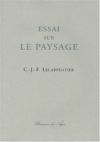 9782843270758: Essai sur le paysage