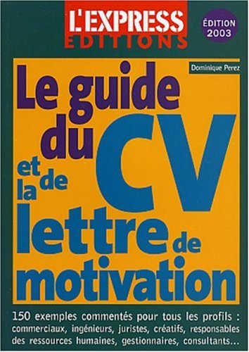 Stock image for Le Guide du CV 2003 for sale by Librairie Th  la page