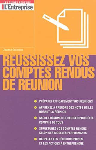9782843435010: Russissez vos comptes rendus de runion (French Edition)