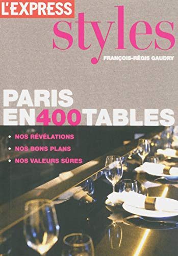 Stock image for Paris en 400 tables for sale by Ammareal