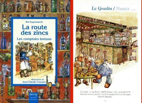 Stock image for La route des zincs : Les comptoirs bretons for sale by Ammareal