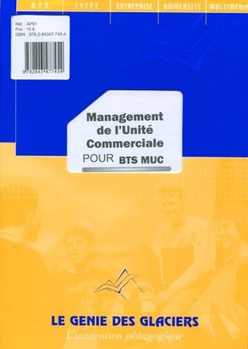 Beispielbild fr Management de l'unit commerciale pour BTS MUC zum Verkauf von Ammareal