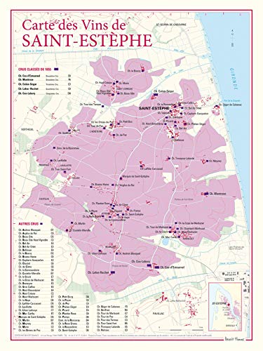 9782843542329: Carte des vins de Saint-Estephe