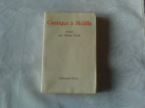 Beispielbild fr Cantique  Mlilla zum Verkauf von Ammareal