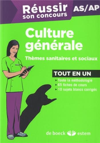 Beispielbild fr Russir son concours AS/AP - culture gnrale, thmes sanitaires et sociaux 2013 zum Verkauf von Ammareal