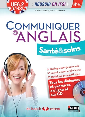 Stock image for Communiquer En Anglais : Sant Et Soins, Ue 6.2, S.1, 2, 3 for sale by RECYCLIVRE