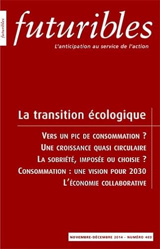 Stock image for La transition cologique [Broch] collectif for sale by BIBLIO-NET