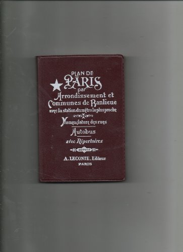 Beispielbild f�r PLAN DE PARIS par arrondissement et communes de banlieue zum Verkauf von WeBuyBooks