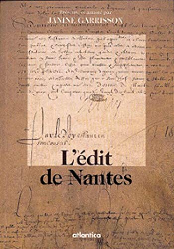 9782843940002: L'dit de Nantes: [13 avril 1598