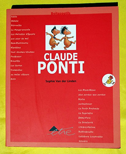 Stock image for Claude Ponti, avec un "z" comme Adle ! for sale by medimops