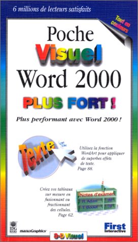 Imagen de archivo de Poche Visuel Word 2000, Plus fort ! a la venta por Better World Books