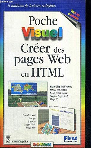 Poche Visuel CrÃ©er des pages Web en HTML (9782844271679) by IDG