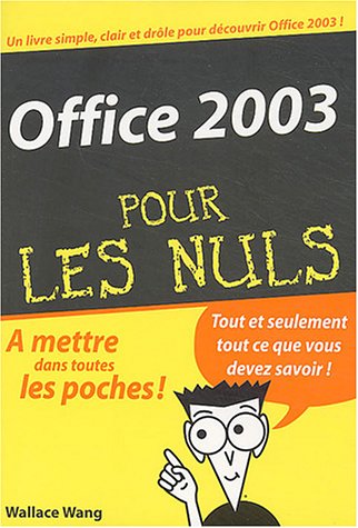 9782844275844: Office 2003 pour les nuls