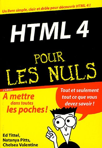 Beispielbild fr HTML 4 pour les Nuls zum Verkauf von Ammareal