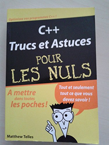 Stock image for C++ TRUCS ASTUCES POC PR NULS for sale by Ammareal