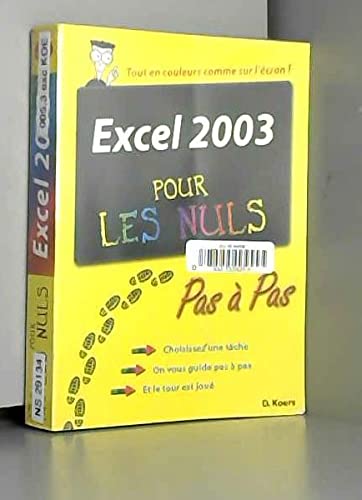 Beispielbild fr Excel 2003 Pour Les Nuls zum Verkauf von RECYCLIVRE