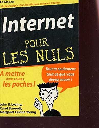 Beispielbild fr Internet Poche pour les Nuls, 7e dition zum Verkauf von Librairie Th  la page