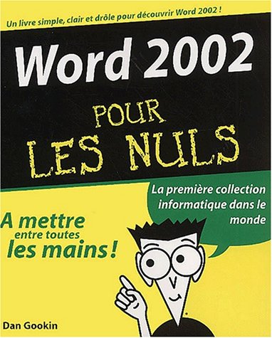 Stock image for Word 2002 pour les nuls for sale by Ammareal