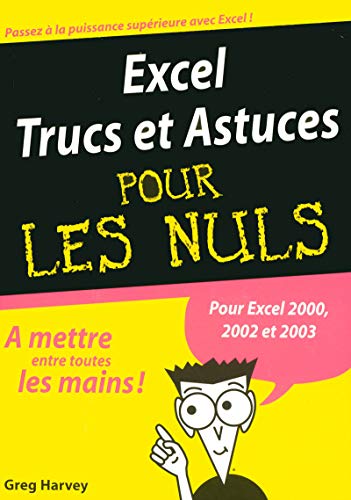 Beispielbild fr Excel 2002 et 2003 Trucs et Astuces MegaPoche Pour les Nuls zum Verkauf von Ammareal