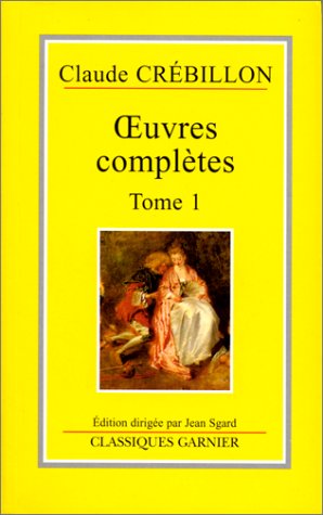 Beispielbild fr Oeuvres Compltes. Vol. 1 zum Verkauf von RECYCLIVRE