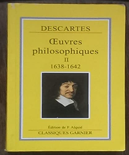 Beispielbild fr Descartes, Oeuvres Philosophiques, Tome 2 zum Verkauf von Sequitur Books