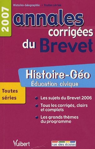 9782844313324: Histoire-Go Education civique: Annales corriges du Brevet