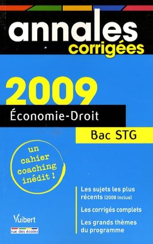 Economie-Droit Bac STG (9782844315564) by Various