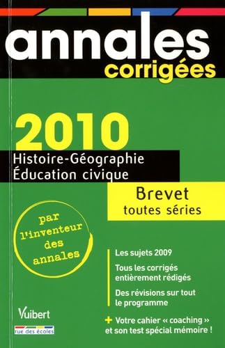 Imagen de archivo de Histoire-Go, Education civique Brevet toutes sries 2010 a la venta por Ammareal