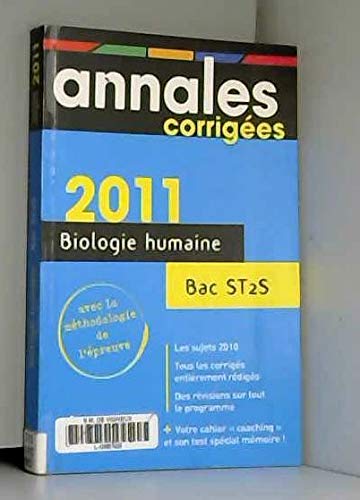 9782844318749: Biologie humaine Bac ST2S
