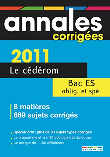 Stock image for Annales corriges Brevet 2011 CD bac ES for sale by BIBLIO-NET