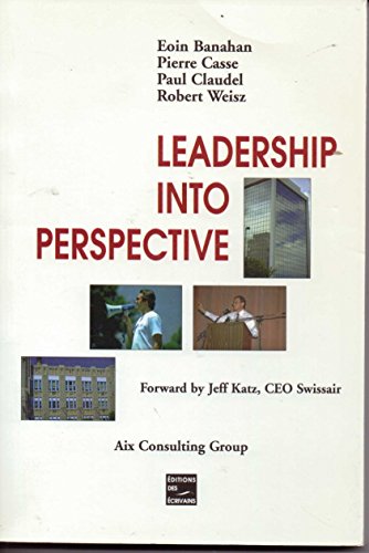 Imagen de archivo de Leadership into perspective a la venta por HPB-Red