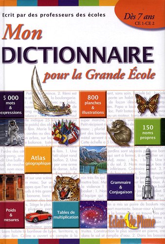 Beispielbild fr Mon dictionnaire pour la grande cole : CE1-CE2 zum Verkauf von Ammareal