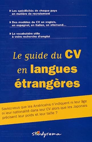 Beispielbild fr Le Guide du CV en langues trangres zum Verkauf von Ammareal