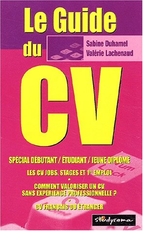 Beispielbild fr Le guide du CV zum Verkauf von Librairie Th  la page