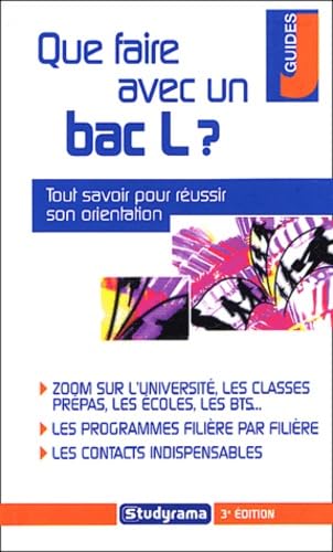 9782844723819: Que faire avec un bac L ?