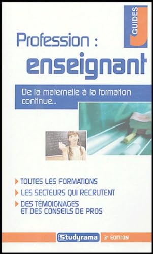 Imagen de archivo de Profession : Enseignant (Guides J M tiers) (French Edition) a la venta por WorldofBooks