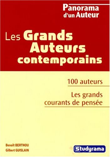 Beispielbild fr Les grands auteurs contemporains zum Verkauf von medimops