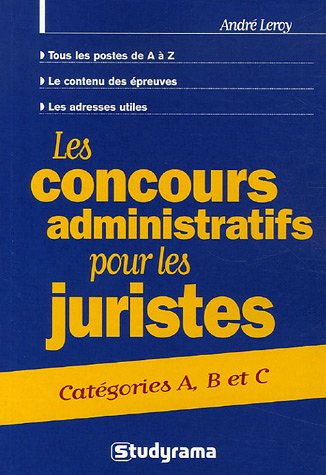 Beispielbild fr Les concours administratifs pour les juristes zum Verkauf von Ammareal