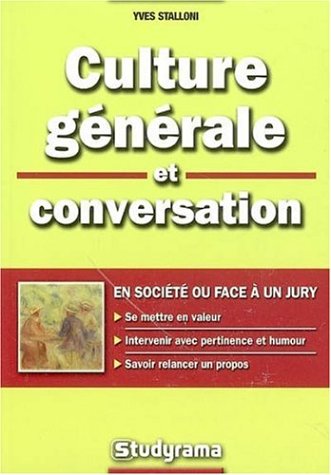 Stock image for Culture gnrale et conversation for sale by Ammareal