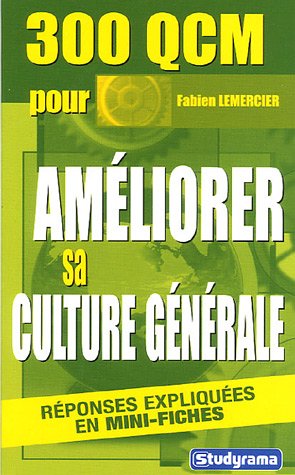 Beispielbild fr 300 QCM pour amliorer sa culture gnrale zum Verkauf von medimops